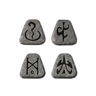 Ice - Amn Shael Jah Lo (Runes Only) for Diablo II: Resurrected - Sanctuary Relic