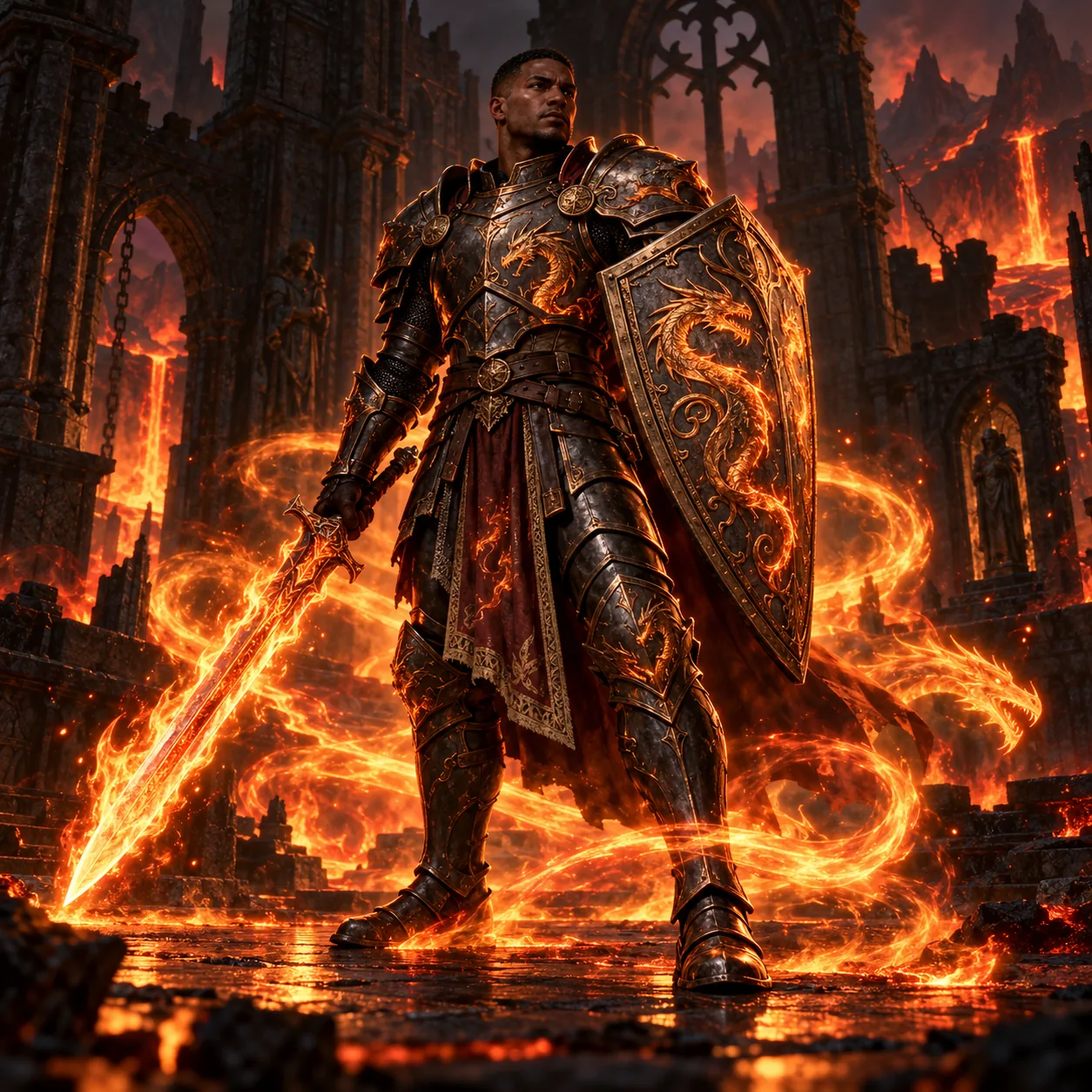 Paladin - Dragon / Holy Fire Dragondin - Early Ladder for Diablo II: Resurrected - Sanctuary Relic