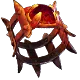 Enmity'S Embrace - 55% Reduced Fire Res unique item for Path of Exile - Sanctuary Relic